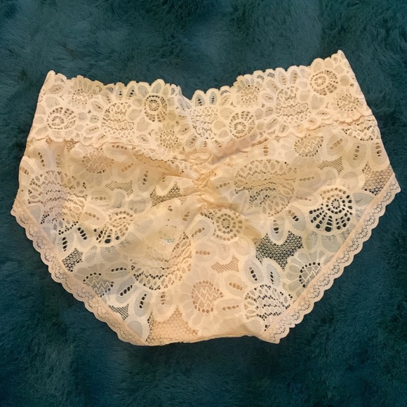 NWT AERIE BOYBRIEF NUDE LACE UNDERWEAR - Picture 3 of 3